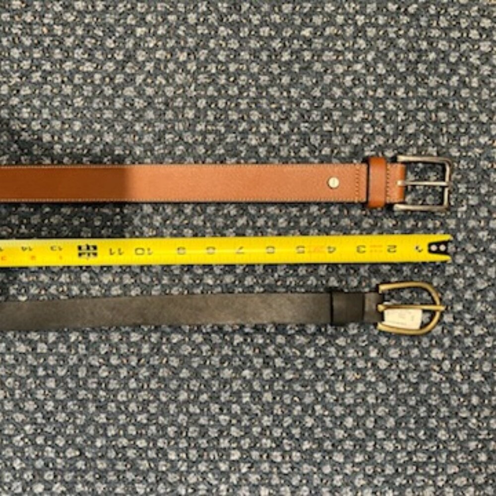 2 Belts - Boconi & Target